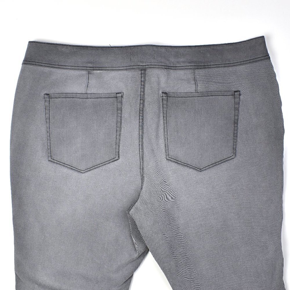 Lane Bryant Flex High Rise 3 Button Jegging Gray 24 - Picture 3 of 6